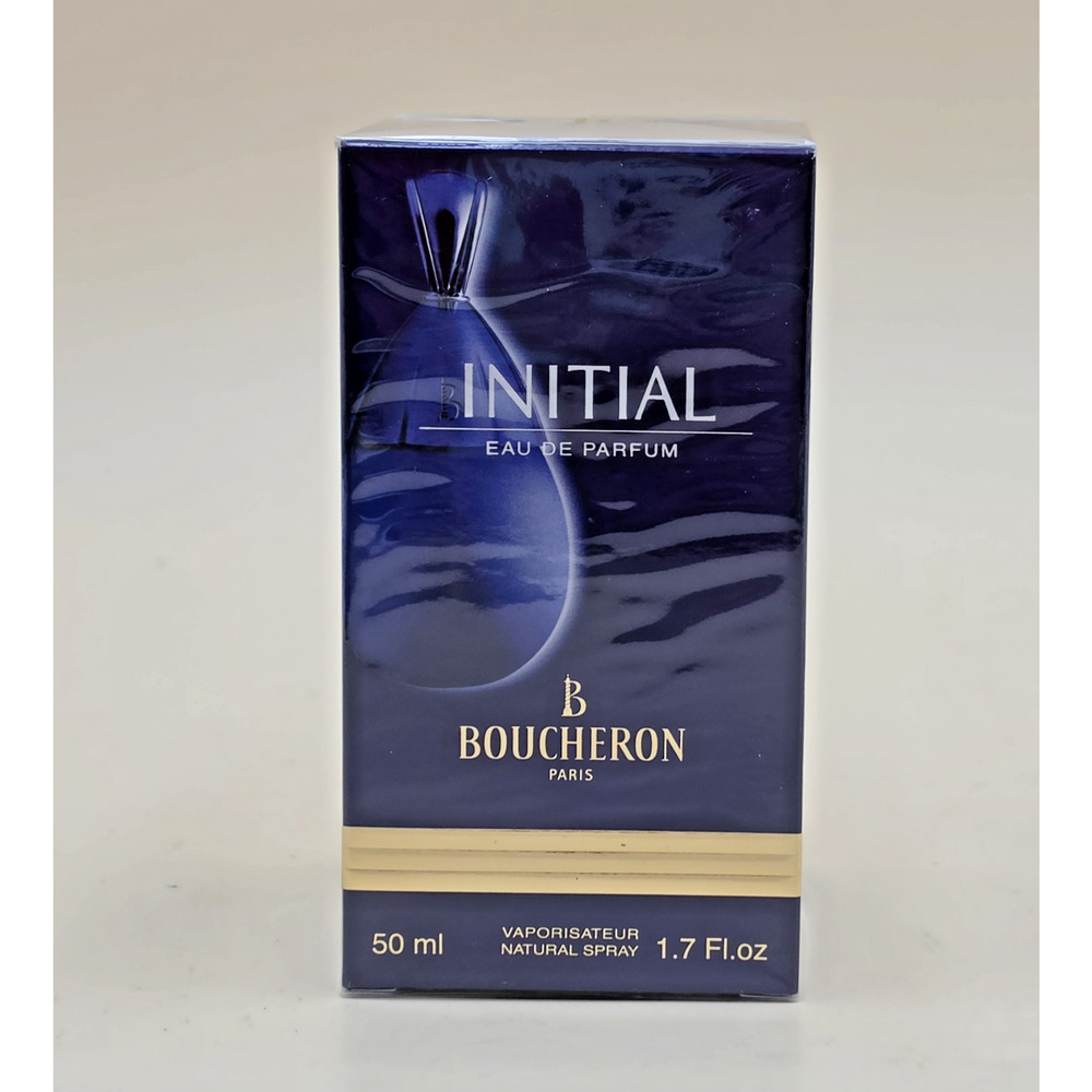 Vintage INITIAL by BOUCHERON 1.7 FL oz / 50 ML Eau De Parfum Spray New Sealed - Picture 3 of 11